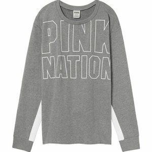 Victoria's Secret Pink Nation Campus Crew Sweater